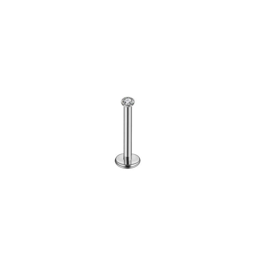 Piercing Labret Micro Australiano Titânio Natural