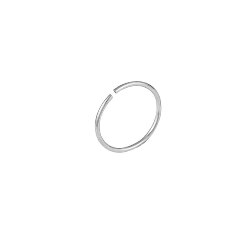 Piercing Nariz Argola Ouro Branco 18K