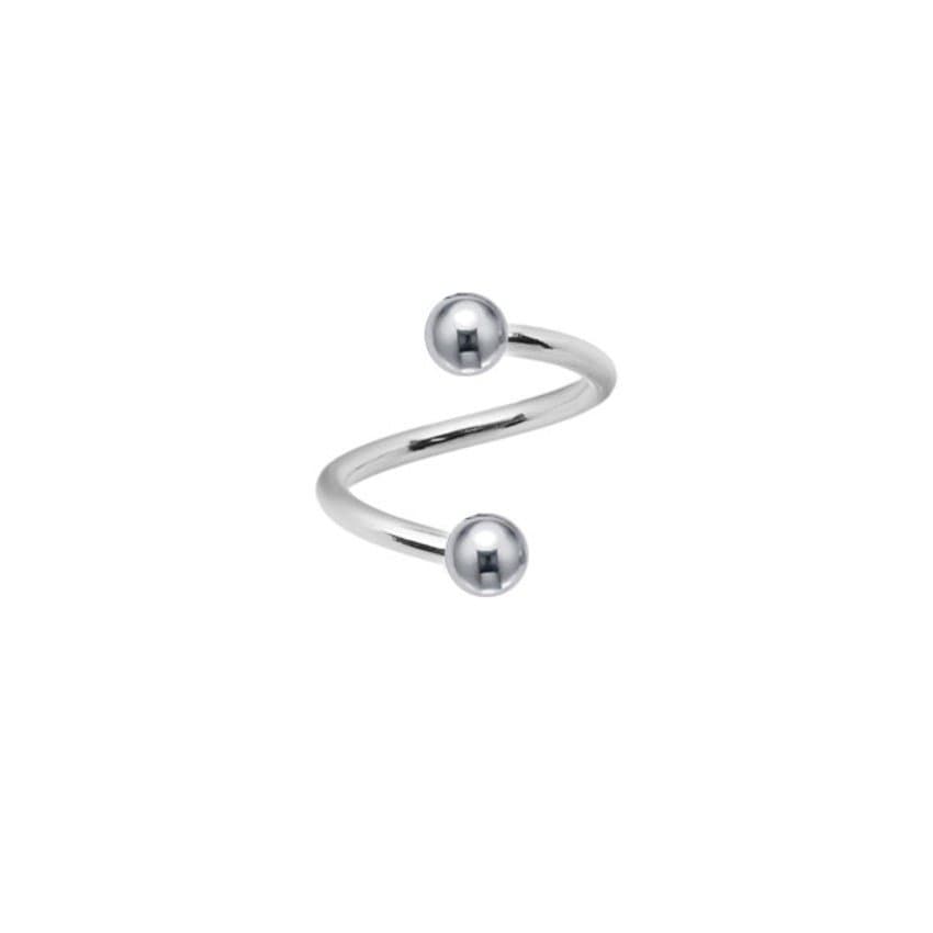 Piercing Hélix Twister Spiral  Aço