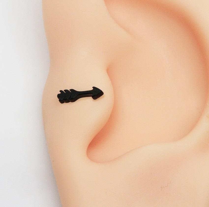 Piercing Flecha Black