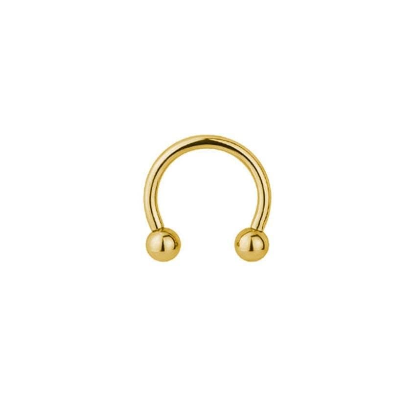 Piercing Ferradura em Ouro 18K